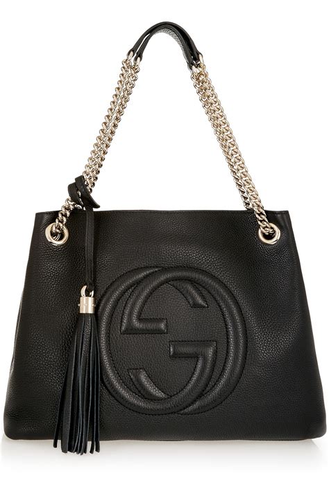 gucci soho medium textured leather shoulder bag|cheapest Gucci soho bag.